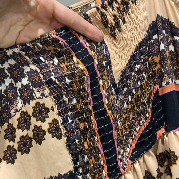 Vero Moda Maxi Bohemian Dress Tiered Sleeveless dress Size large - Picture 7 of 15